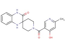 1-[(4-hydroxy-6-methyl-3-pyridinyl)carbonyl]-1',4'-dihydro-3'H-spiro[piperidine-4,2'-quinoxalin]-3'-one