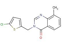 3-[(5-chloro-2-thienyl)methyl]-8-methylquinazolin-4(3H)-one