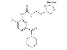N-[2-chloro-5-(4-morpholinylcarbonyl)phenyl]-N'-{2-[(2R)-2-pyrrolidinyl]ethyl}urea hydrochloride