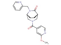 (1S*,5R*)-3-(2-methoxyisonicotinoyl)-6-(pyridin-2-ylmethyl)-3,6-diazabicyclo[3.2.2]nonan-7-one