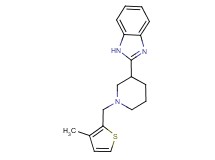 2-{1-[(3-methyl-2-thienyl)methyl]-3-piperidinyl}-1H-benzimidazole