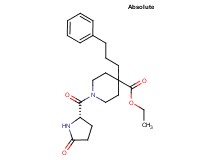 ethyl 1-(5-oxo-L-prolyl)-4-(3-phenylpropyl)-4-piperidinecarboxylate