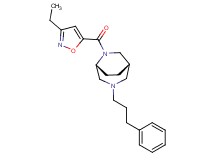 (1S*,5R*)-6-[(3-ethylisoxazol-5-yl)carbonyl]-3-(3-phenylpropyl)-3,6-diazabicyclo[3.2.2]nonane