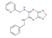 N-benzyl-N'-(2-pyridinylmethyl)[1,2,5]oxadiazolo[3,4-b]pyrazine-5,6-diamine