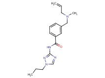 3-{[allyl(methyl)amino]methyl}-N-(1-propyl-1H-1,2,4-triazol-3-yl)benzamide
