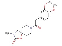 8-[(3,4-dimethoxyphenyl)acetyl]-3-methyl-1-oxa-3,8-diazaspiro[4.5]decan-2-one