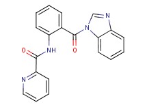 N-[2-(1H-benzimidazol-1-ylcarbonyl)phenyl]pyridine-2-carboxamide
