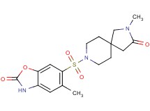 2-methyl-8-[(5-methyl-2-oxo-2,3-dihydro-1,3-benzoxazol-6-yl)sulfonyl]-2,8-diazaspiro[4.5]decan-3-one