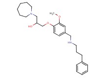1-(1-azepanyl)-3-(2-methoxy-4-{[(3-phenylpropyl)amino]methyl}phenoxy)-2-propanol