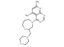 5,7-dimethyl-4-[2-(morpholin-4-ylmethyl)-1,4-oxazepan-4-yl]pyrido[2,3-d]pyrimidine