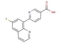 6-(6-fluoroquinolin-8-yl)nicotinic acid