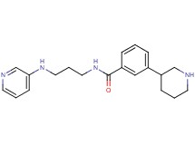 3-piperidin-3-yl-N-[3-(pyridin-3-ylamino)propyl]benzamide