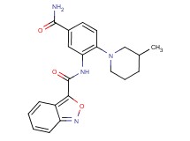 N-[5-(aminocarbonyl)-2-(3-methylpiperidin-1-yl)phenyl]-2,1-benzisoxazole-3-carboxamide