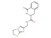 N-(2,3-dihydroimidazo[2,1-b][1,3]thiazol-6-ylmethyl)-1-oxo-1,2,3,4-tetrahydroisoquinoline-3-carboxamide