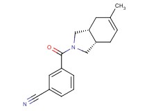 3-{[(3aR*,7aS*)-5-methyl-1,3,3a,4,7,7a-hexahydro-2H-isoindol-2-yl]carbonyl}benzonitrile
