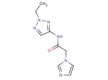 N-(2-ethyl-2H-1,2,3-triazol-4-yl)-2-(1H-imidazol-1-yl)acetamide