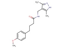 N-[(3,5-dimethyl-1H-pyrazol-4-yl)methyl]-4-(4-methoxyphenyl)butanamide