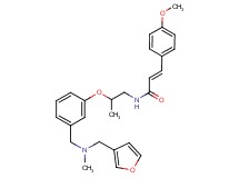 (2E)-N-[2-(3-{[(3-furylmethyl)(methyl)amino]methyl}phenoxy)propyl]-3-(4-methoxyphenyl)acrylamide