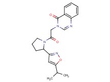 3-{2-[2-(5-isopropyl-3-isoxazolyl)-1-pyrrolidinyl]-2-oxoethyl}-4(3H)-quinazolinone