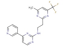 N-{2-[4-methyl-6-(trifluoromethyl)-2-pyrimidinyl]ethyl}-4-(3-pyridinyl)-2-pyrimidinamine
