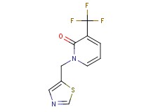 1-(1,3-thiazol-5-ylmethyl)-3-(trifluoromethyl)pyridin-2(1H)-one