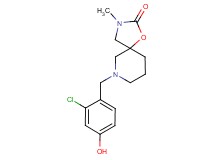 7-(2-chloro-4-hydroxybenzyl)-3-methyl-1-oxa-3,7-diazaspiro[4.5]decan-2-one