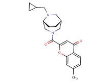 2-{[(1R*,5R*)-6-(cyclopropylmethyl)-3,6-diazabicyclo[3.2.2]non-3-yl]carbonyl}-7-methyl-4H-chromen-4-one