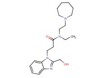 N-(2-azepan-1-ylethyl)-N-ethyl-3-[2-(hydroxymethyl)-1H-benzimidazol-1-yl]propanamide