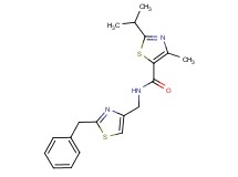 N-[(2-benzyl-1,3-thiazol-4-yl)methyl]-2-isopropyl-4-methyl-1,3-thiazole-5-carboxamide