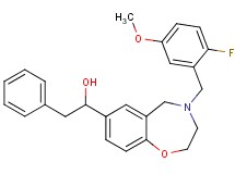 1-[4-(2-fluoro-5-methoxybenzyl)-2,3,4,5-tetrahydro-1,4-benzoxazepin-7-yl]-2-phenylethanol