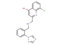 8-chloro-2-({[2-(1H-1,2,4-triazol-1-yl)benzyl]amino}methyl)quinolin-4-ol