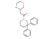 3-[2-(3,3-diphenyl-1-piperidinyl)-2-oxoethyl]morpholine hydrochloride