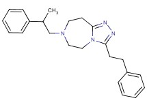 3-(2-phenylethyl)-7-(2-phenylpropyl)-6,7,8,9-tetrahydro-5H-[1,2,4]triazolo[4,3-d][1,4]diazepine