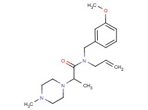 N-allyl-N-(3-methoxybenzyl)-2-(4-methylpiperazin-1-yl)propanamide