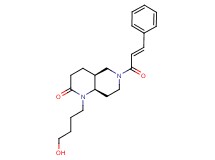 (4aS*,8aR*)-1-(4-hydroxybutyl)-6-[(2E)-3-phenylprop-2-enoyl]octahydro-1,6-naphthyridin-2(1H)-one