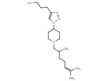 3-{1-[1-(2,6-dimethylhept-5-en-1-yl)piperidin-4-yl]-1H-1,2,3-triazol-4-yl}propan-1-ol
