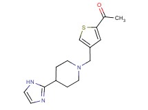 1-(4-{[4-(1H-imidazol-2-yl)piperidin-1-yl]methyl}-2-thienyl)ethanone