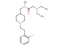 N~2~,N~2~-diethyl-N~1~-({1-[2-(2-fluorophenyl)ethyl]-4-piperidinyl}methyl)-N~1~-methylglycinamide