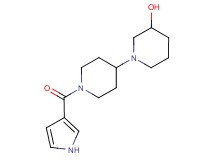 1'-(1H-pyrrol-3-ylcarbonyl)-1,4'-bipiperidin-3-ol