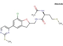 N~2~-acetyl-N~1~-({7-chloro-5-[2-(methylthio)-4-pyrimidinyl]-2,3-dihydro-1-benzofuran-2-yl}methyl)-L-methioninamide