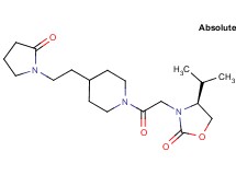 (4S)-4-isopropyl-3-(2-oxo-2-{4-[2-(2-oxo-1-pyrrolidinyl)ethyl]-1-piperidinyl}ethyl)-1,3-oxazolidin-2-one