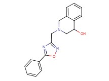 2-[(5-phenyl-1,2,4-oxadiazol-3-yl)methyl]-1,2,3,4-tetrahydroisoquinolin-4-ol