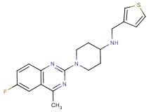 1-(6-fluoro-4-methyl-2-quinazolinyl)-N-(3-thienylmethyl)-4-piperidinamine