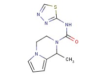 1-methyl-N-1,3,4-thiadiazol-2-yl-3,4-dihydropyrrolo[1,2-a]pyrazine-2(1H)-carboxamide