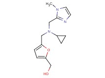 [5-({cyclopropyl[(1-methyl-1H-imidazol-2-yl)methyl]amino}methyl)-2-furyl]methanol
