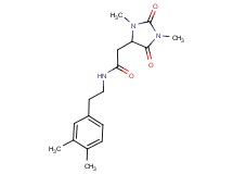 2-(1,3-dimethyl-2,5-dioxoimidazolidin-4-yl)-N-[2-(3,4-dimethylphenyl)ethyl]acetamide