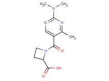 1-{[2-(dimethylamino)-4-methyl-5-pyrimidinyl]carbonyl}-2-azetidinecarboxylic acid