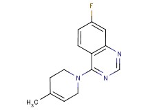 7-fluoro-4-(4-methyl-3,6-dihydropyridin-1(2H)-yl)quinazoline