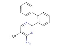 2-(2-biphenylyl)-5-methyl-4-pyrimidinamine