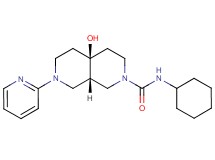 (4aS*,8aS*)-N-cyclohexyl-4a-hydroxy-7-pyridin-2-yloctahydro-2,7-naphthyridine-2(1H)-carboxamide